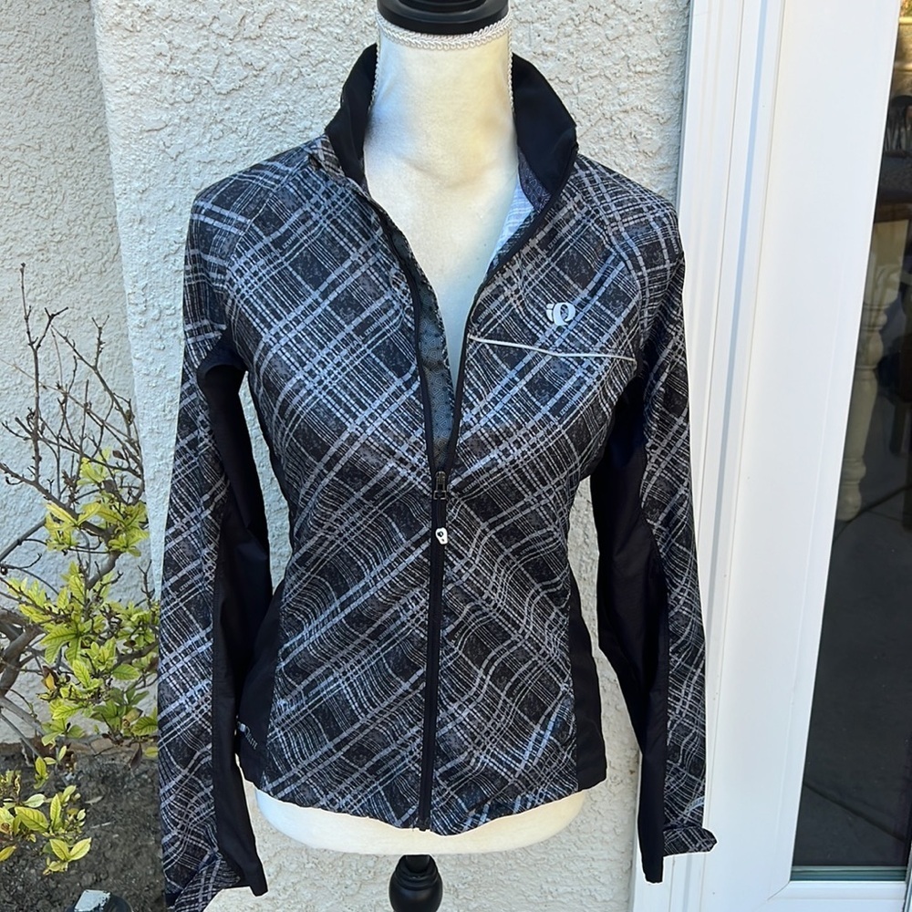 Pearl Izumi Elite Women's Light Weight Plaid Cycle Jacket Size S